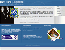 Tablet Screenshot of dunnes-institute.org